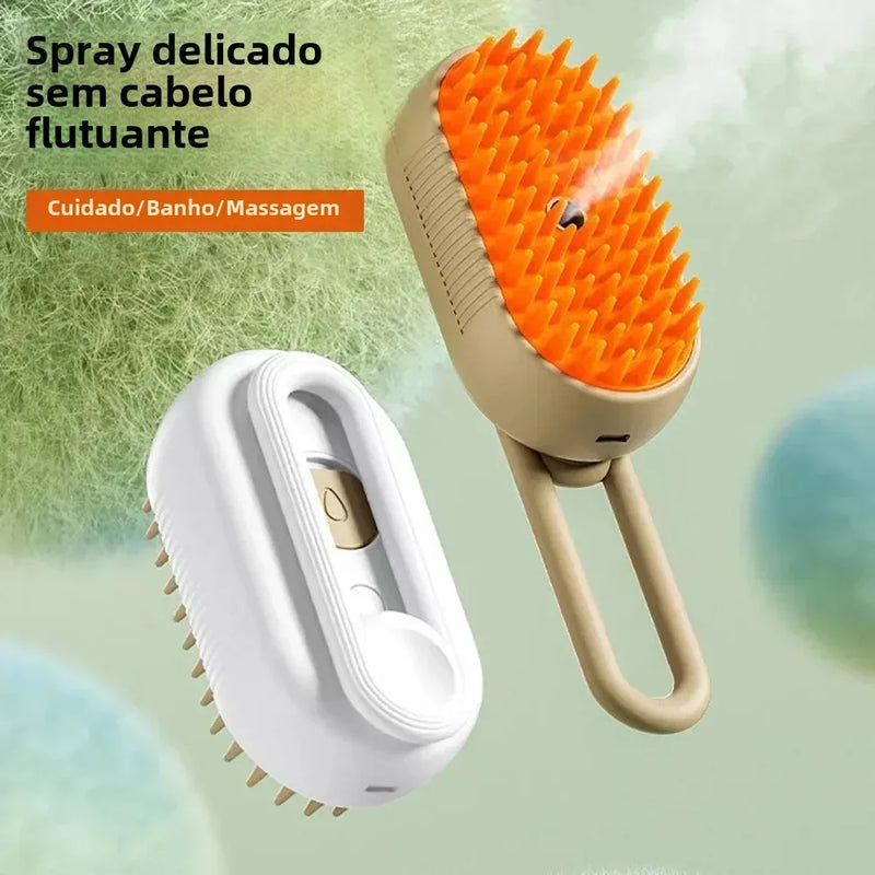 Incrível Escova de vapor elétrica para Pets