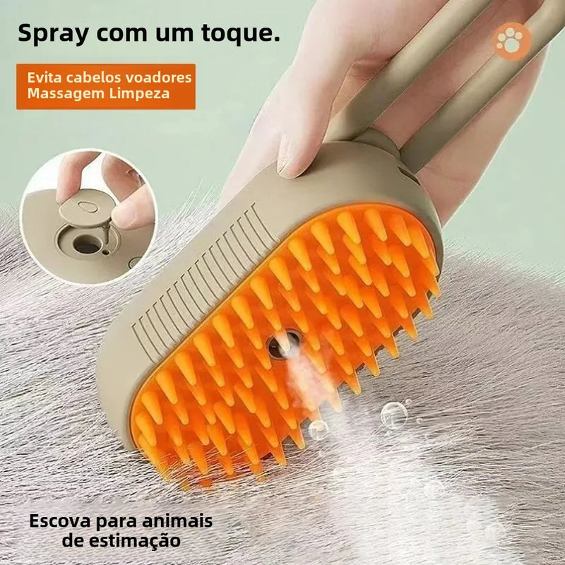 Incrível Escova de vapor elétrica para Pets